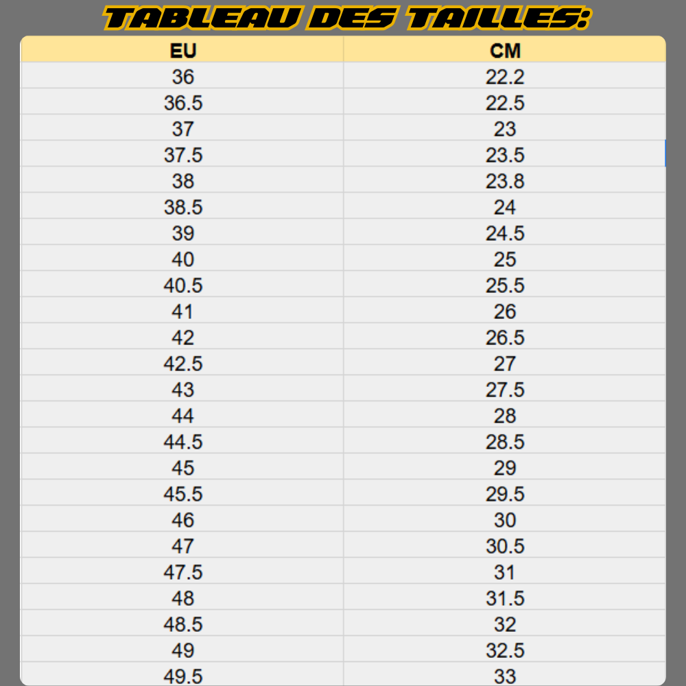 Semelles en fibre de carbone